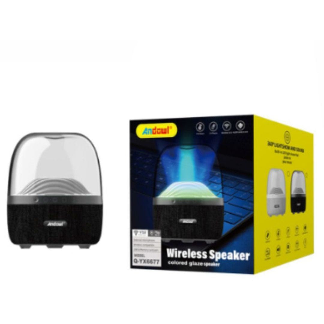 Andowl Q-YX6677 5W Bluetooth Speaker with Radio and Battery Life up to 6 Hours Black