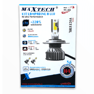 Maxtech-kit LED Car Bulbs H1 Maxtech Y1-h1 38 Watt Cold Light 6000k 12v 9000lm -