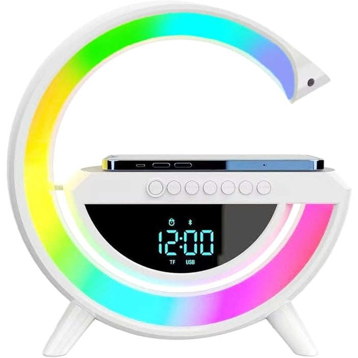 G Shape Light Speaker, G Shape Bedside Table Light, G Shape LED Wireless Charging Speaker