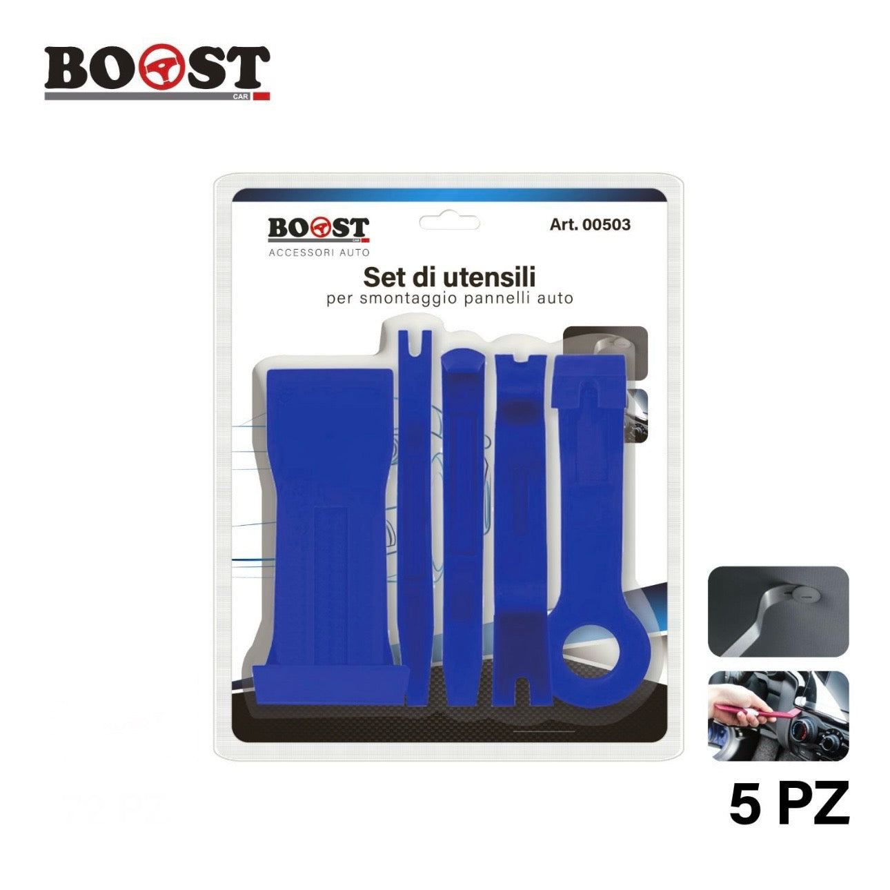 BOOST - 5-piece car panel disassembly tools set