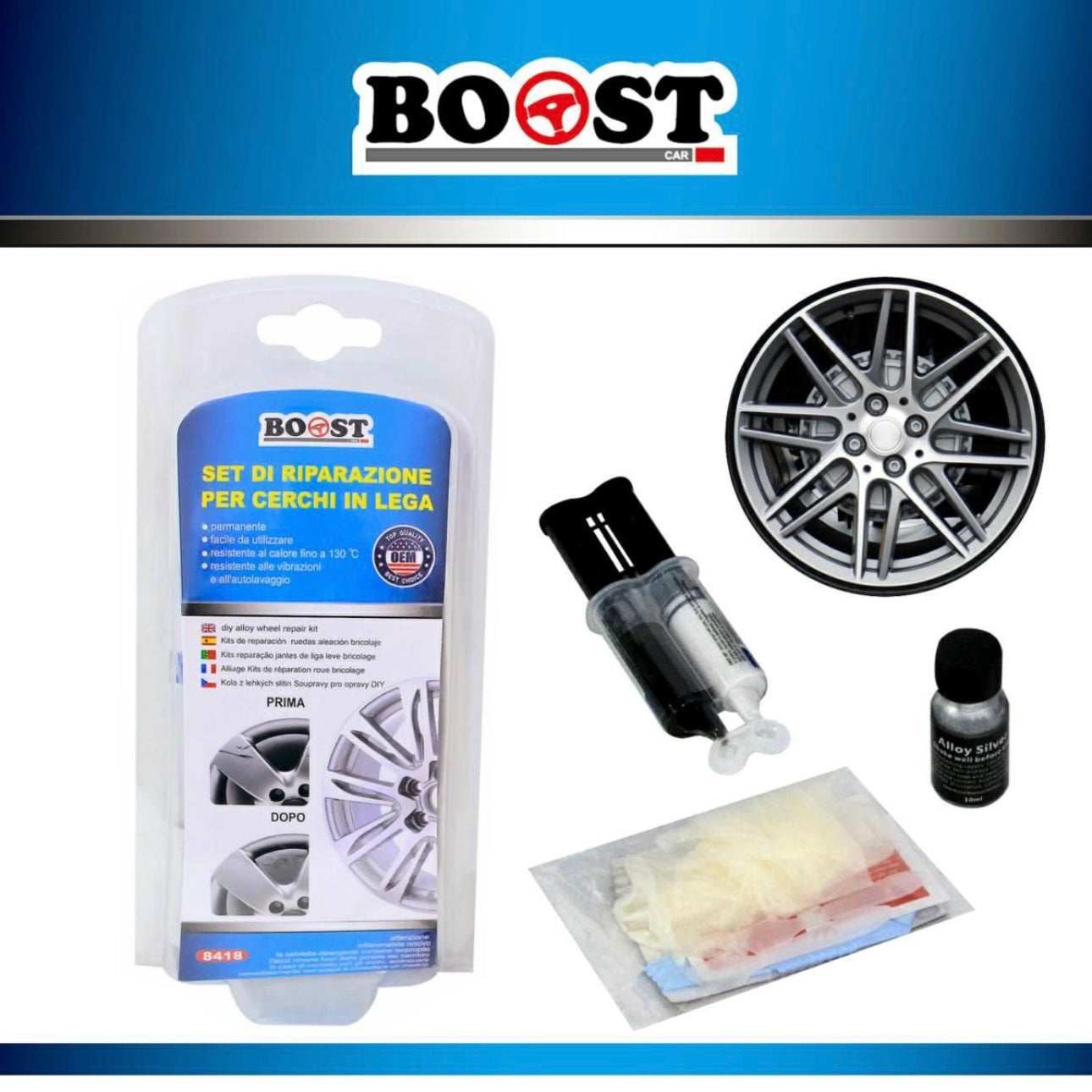 BOOST - Alloy Wheel Repair Kit