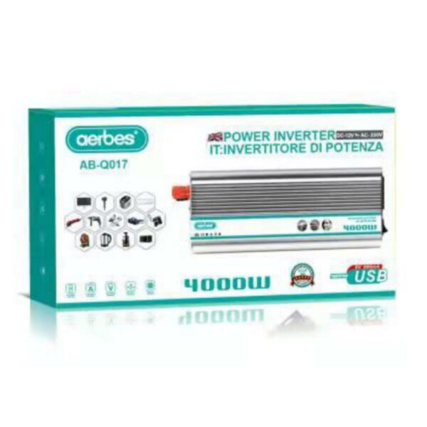 AERBES - Power Inverter 12v DC to AC 3000W-5000W