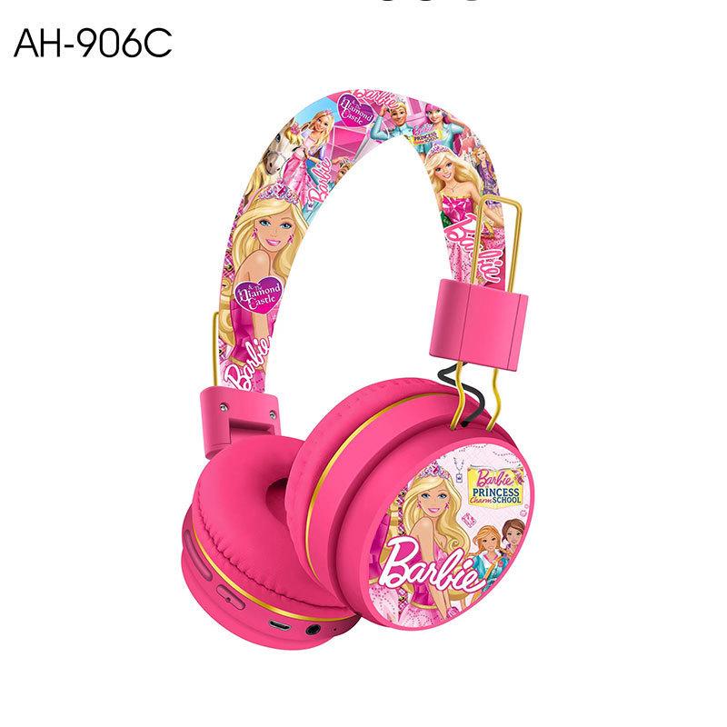 Barbie wireless Bluetooth headphones y2k 3D stereo headset ladies head mounted Bluetooth music headset Christmas gift