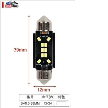 Led Ceiling Light SV8.5 Canbus 39mm 12-24v 1pc 2000459