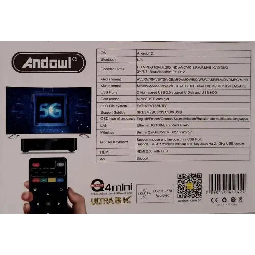 ANDOWL Q4 MINI - TV BOX Ultra 6K