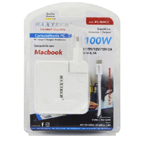 MAXTECH - Macbook air/pro charger 100W