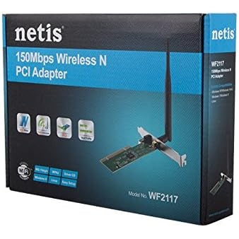 NETIS WF2117 Network Card Wireless N150 PCI Adapter 150Mbps, 5dBi