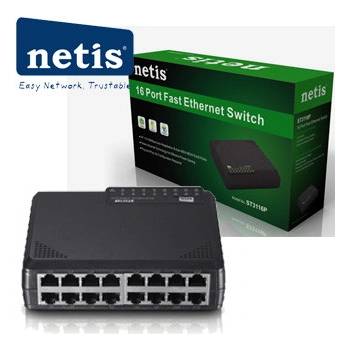NETIS ST3116P - 16 Port Fast Ethernet Switch