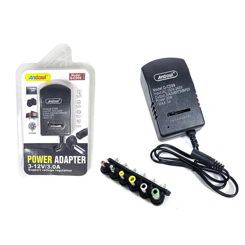 ANDOWL Q-CD99 - Power Adapter 3-12V / 3.0A