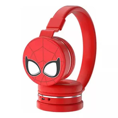 Spiderman Wireless Headphones Bluetooth 5.1 Spiderman Red Color Blue Light Color