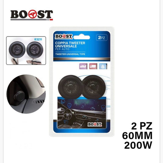 BOOST - Universal Car Tweeter Pair 200W 60mm