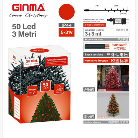 GINMA - LED string lights, indoor and outdoor, IP44 waterproof, different colours and lenght. 31V