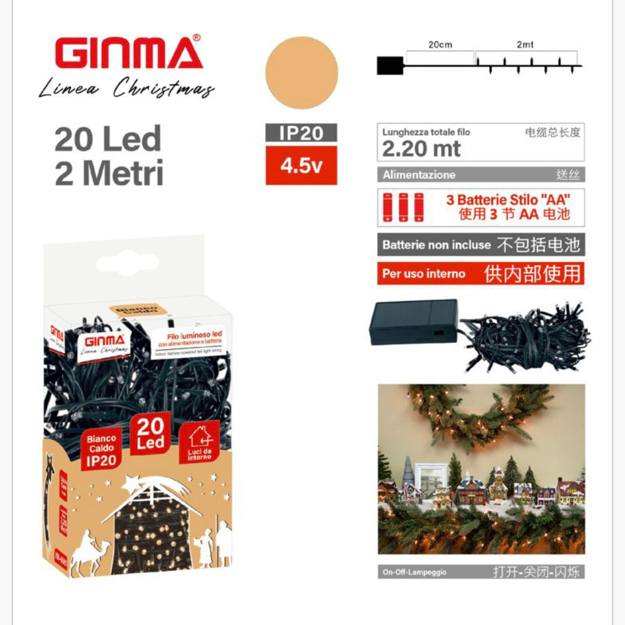 GINMA - led string indoor ip20