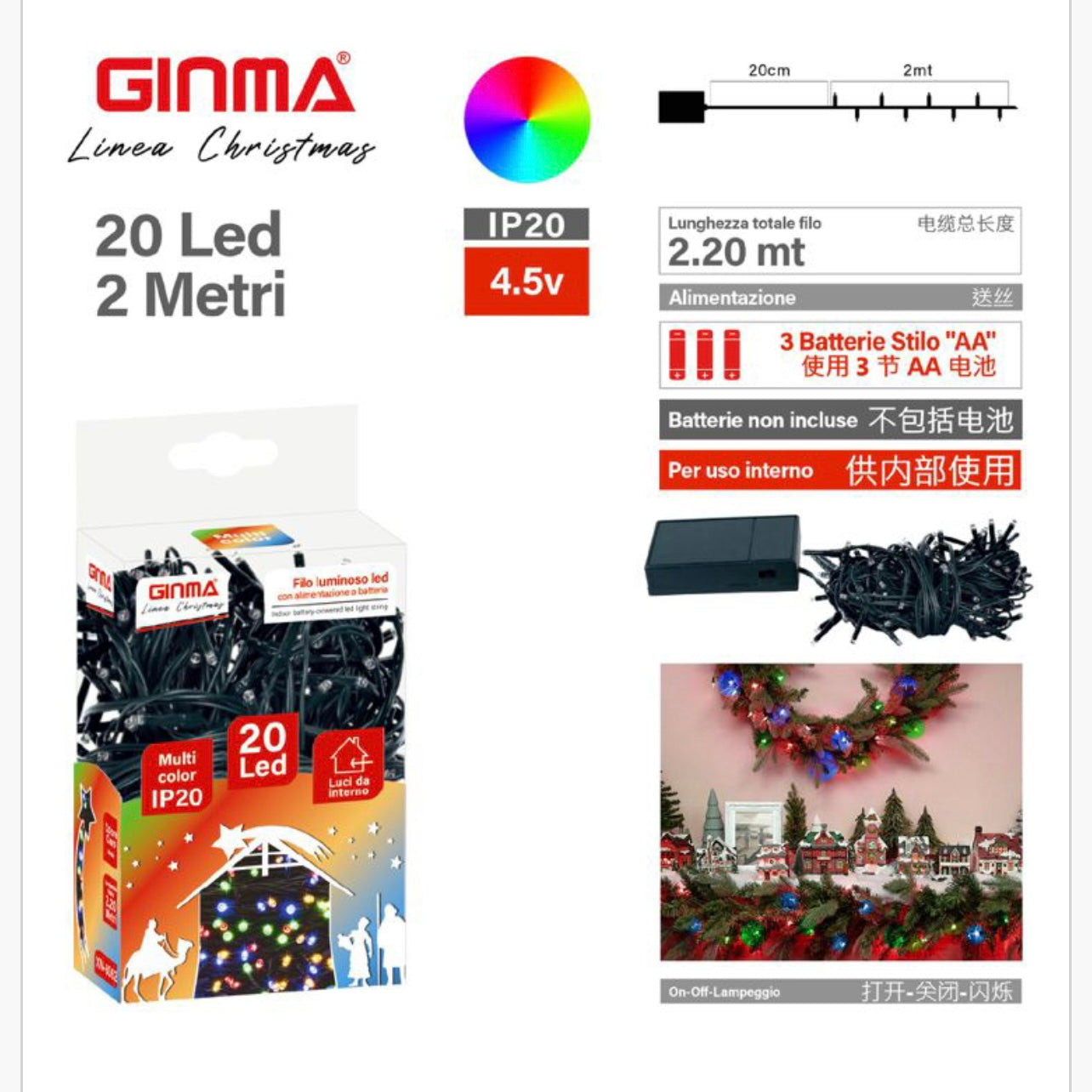 GINMA - led string indoor ip20