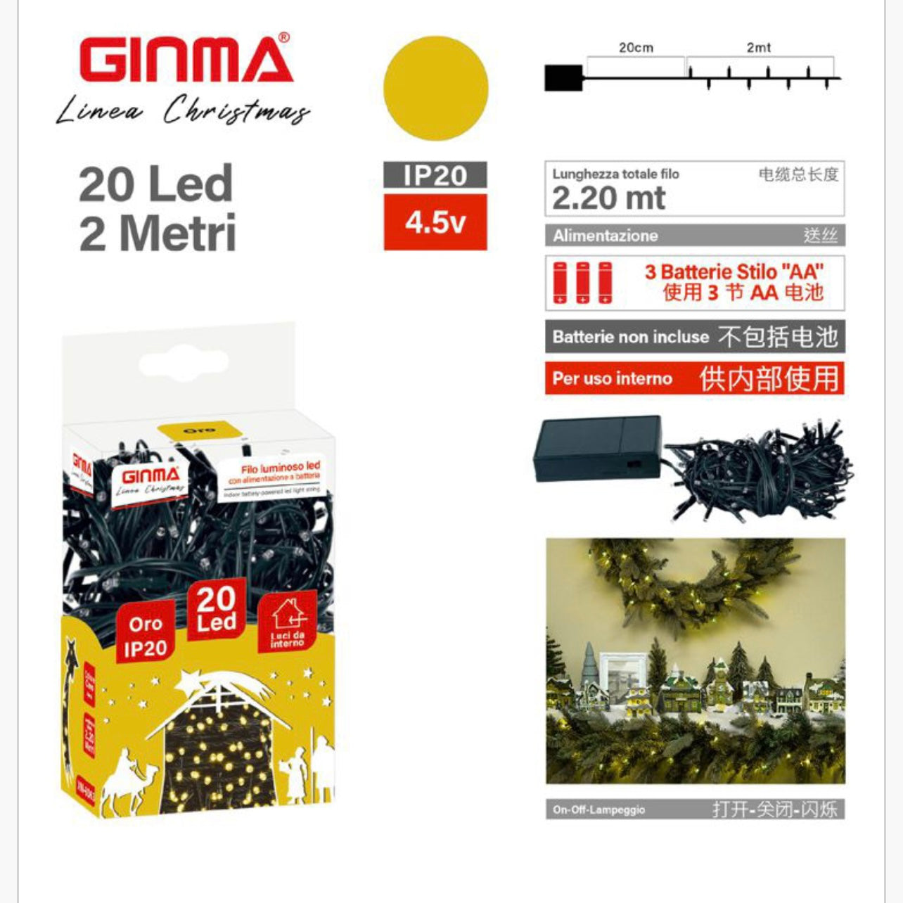 GINMA - led string indoor ip20