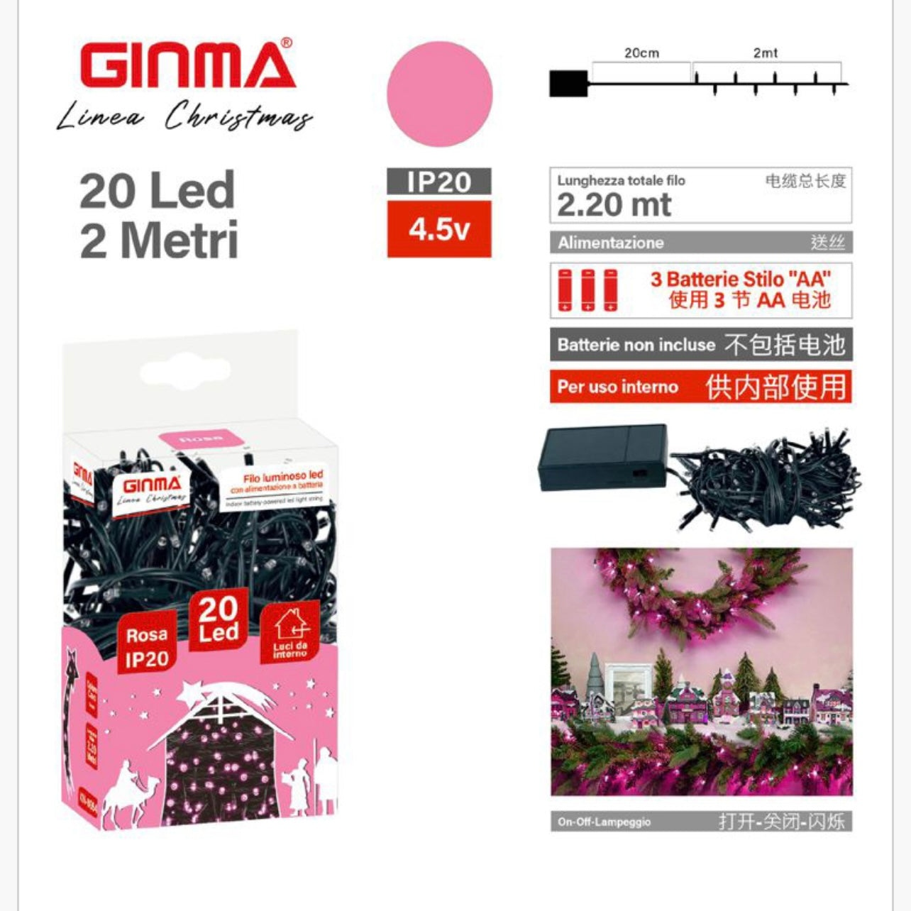 GINMA - led string indoor ip20