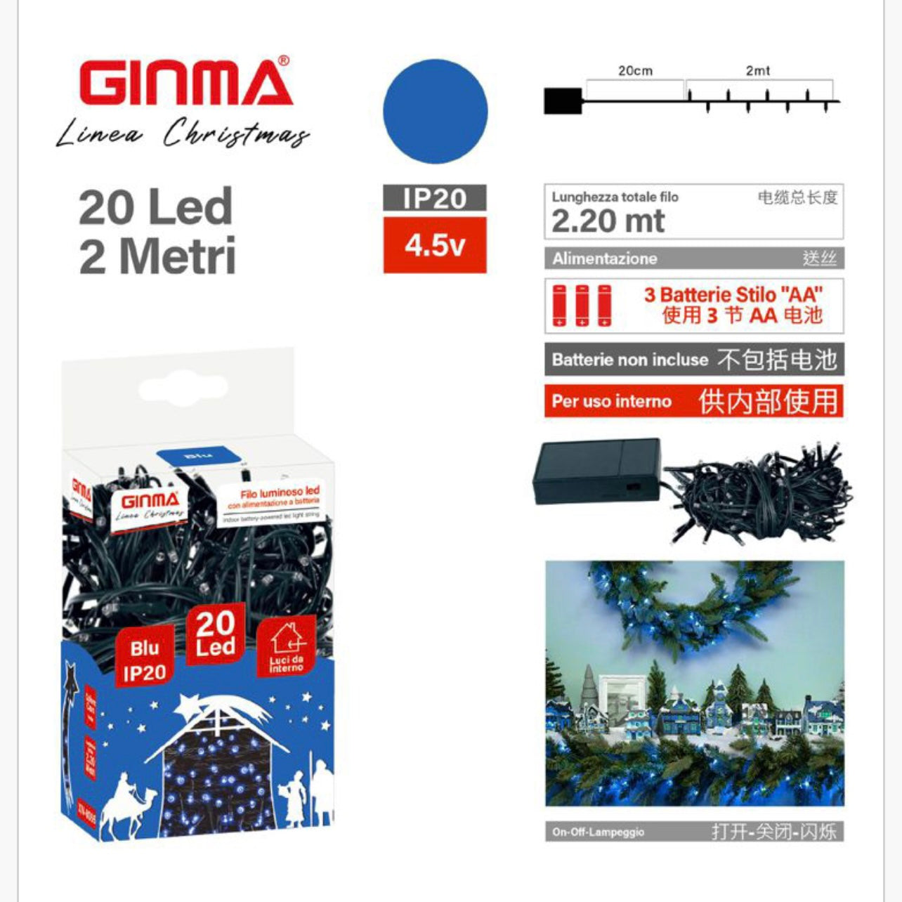 GINMA - led string indoor ip20