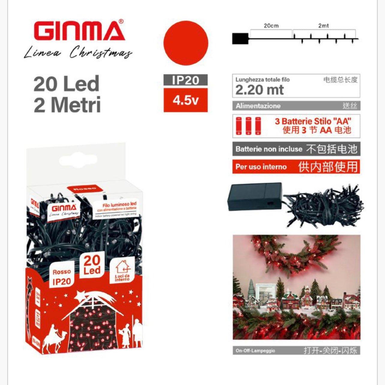 GINMA - led string indoor ip20