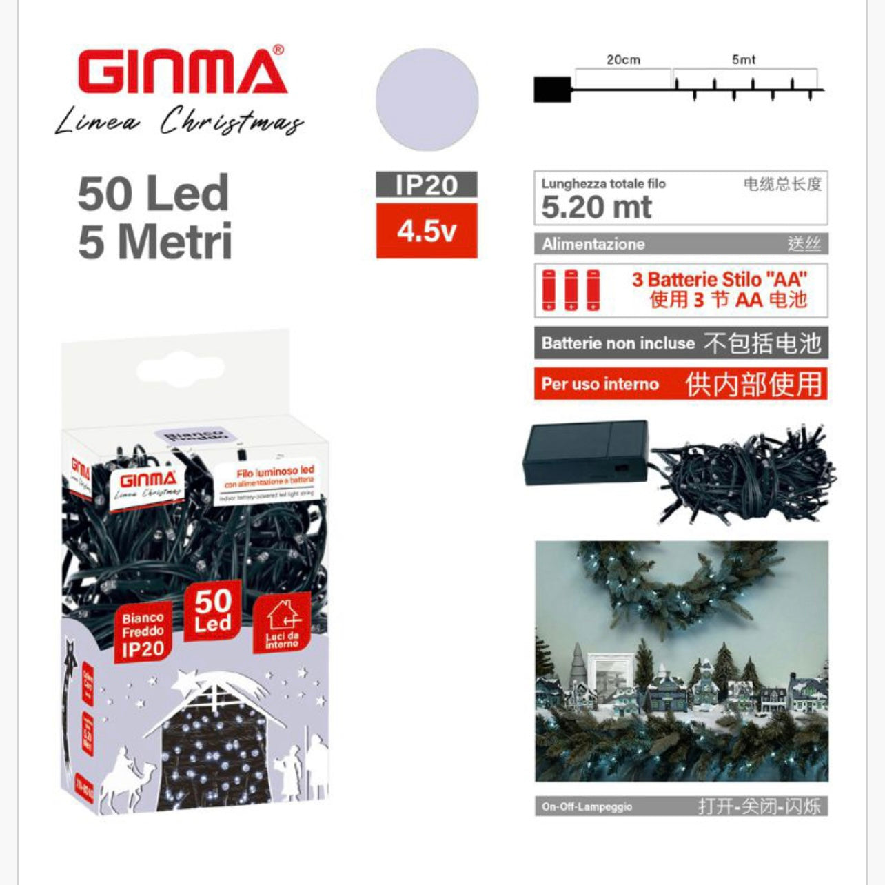 GINMA - led string indoor ip20