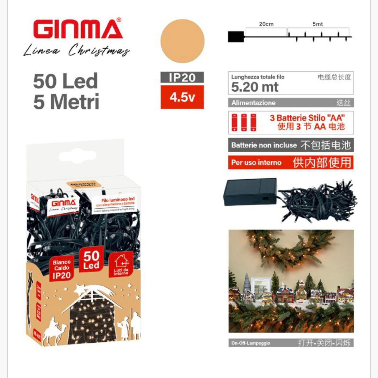 GINMA - led string indoor ip20