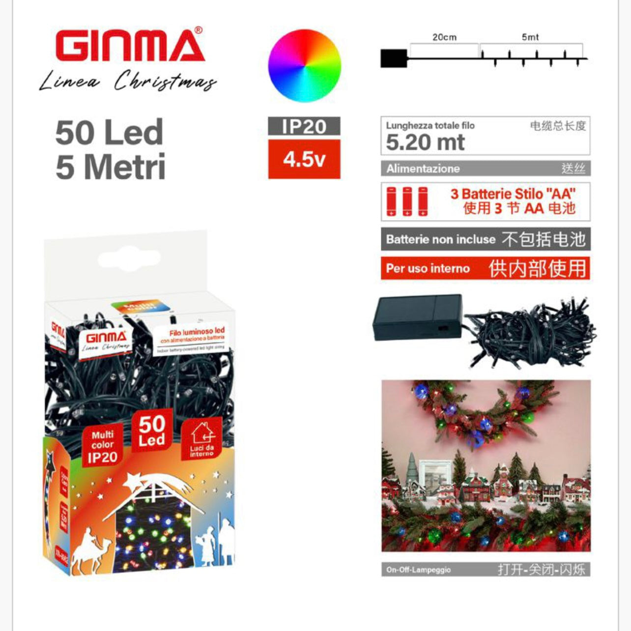 GINMA - led string indoor ip20