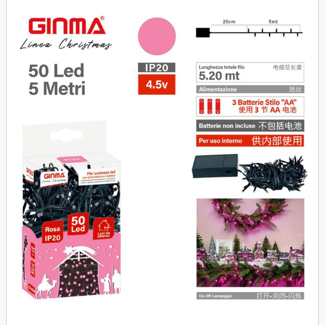 GINMA - led string indoor ip20