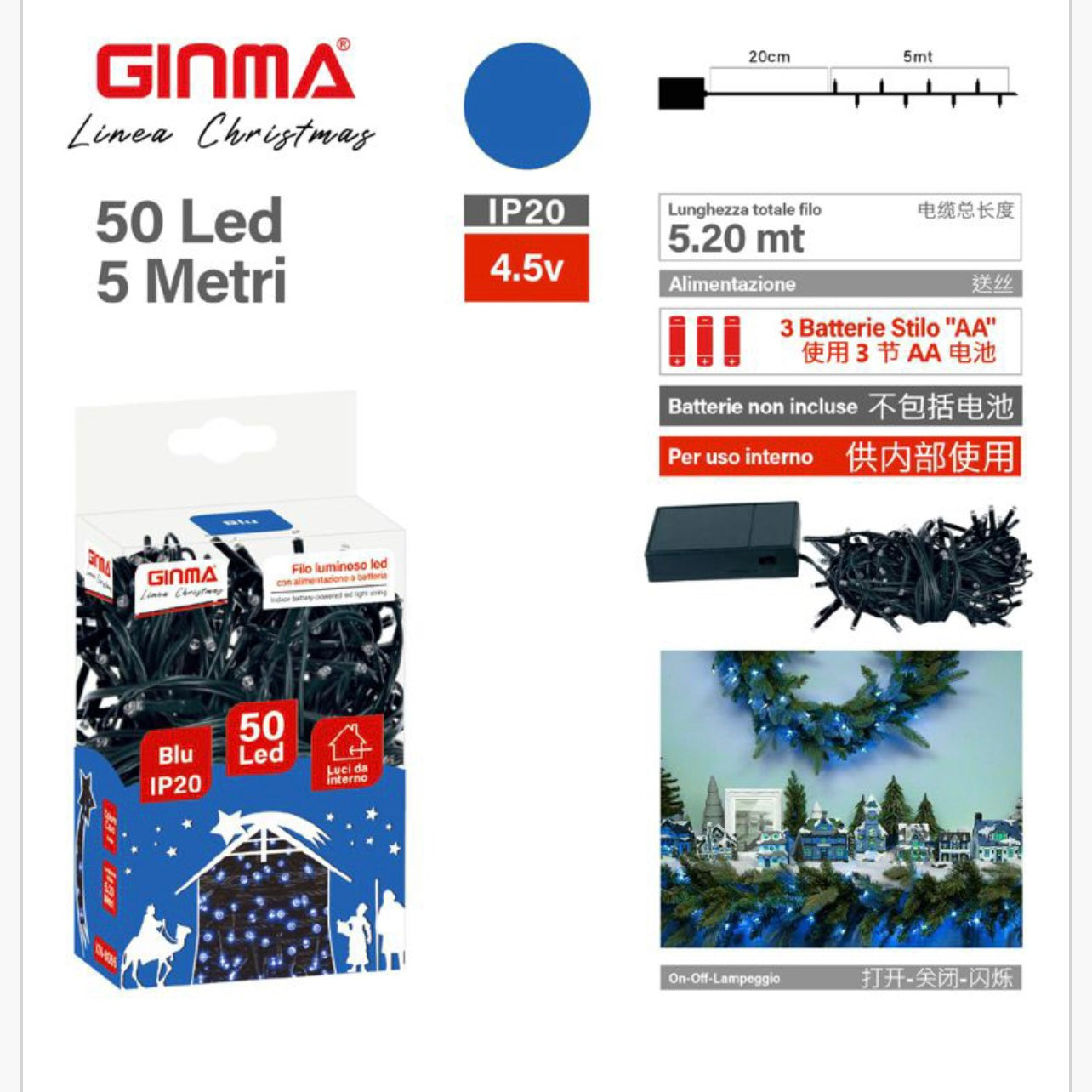 GINMA - led string indoor ip20