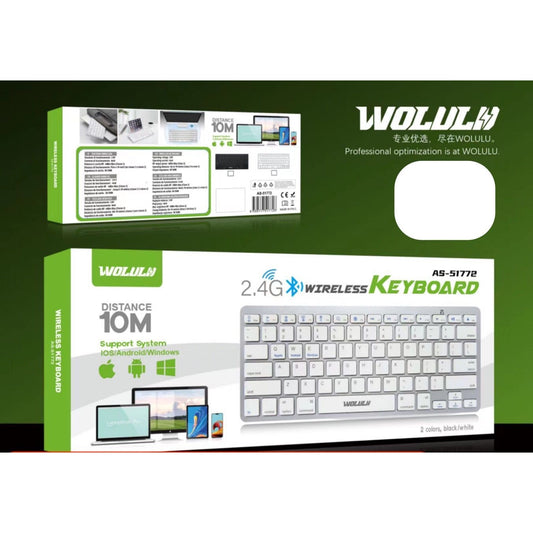 WOLULU Wireless Keyboard AS-51772 Silver