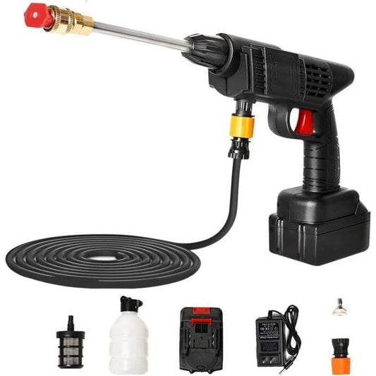 High-pressure washer cleaning gun kit for cars and plants