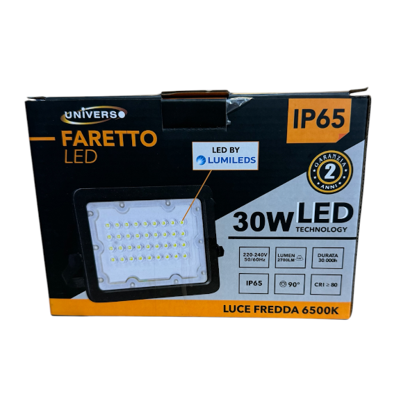 UNIVERSO - LED Floodlight, Black colour 10-150W, IP65