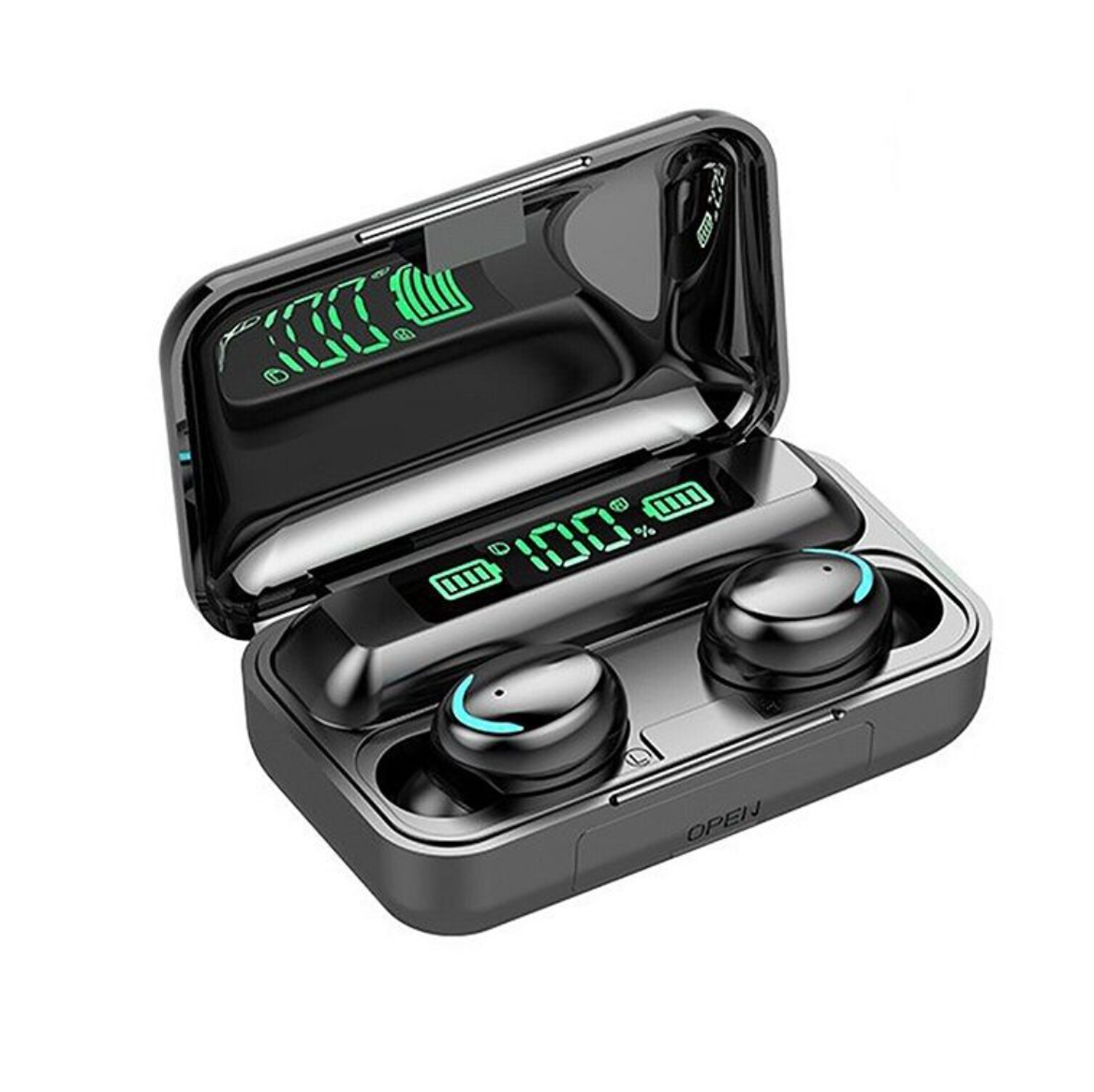 WOLULU AS-50282 True Wireless Bluetooth V5.3 Earphone 1800mah Battery Power Bank