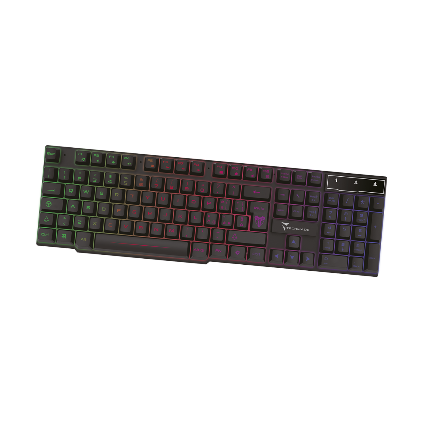 TECHMADE Gaming Combo Set - Keyboard, Mouse and Mat