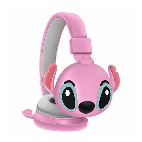 Stitch wireless Bluetooth headphones ah-806 HiFi stereo sound foldable headsets with microphone Anime Cartoon kids gift