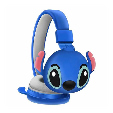 Stitch wireless Bluetooth headphones ah-806 HiFi stereo sound foldable headsets with microphone Anime Cartoon kids gift