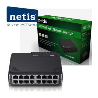 NETIS ST3116P - 16 Port Fast Ethernet Switch