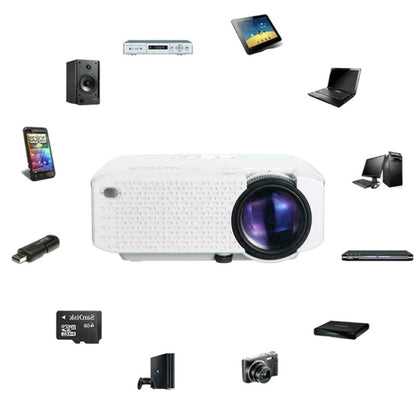 ANDOWL Q-A132 Mini 3D WiFi LED Projector D40W, Home Cinema, 1600 Lumens, HD Support